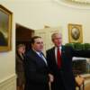 President Antonio Saca, President George Bush, Mrs.  Frieda de García