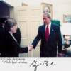 Presidente George Bush y Frieda de García